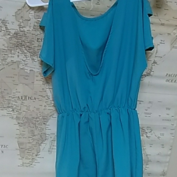 Teal Romper NWT - Picture 3 of 3